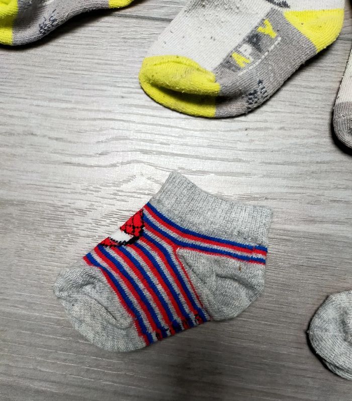 Lot de 3 paires de chaussettes courtes bébé garçon 18-20 Twinday - photo numéro 3