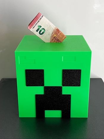 Tirelire Minecraft Creeper