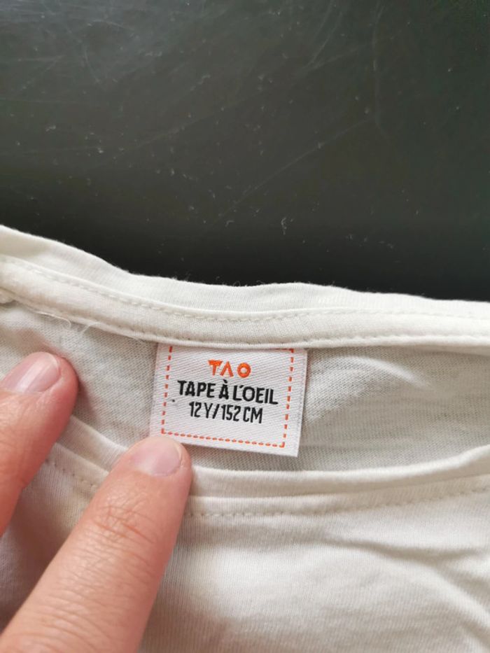 Tee-shirt Tao T 12 ans - photo numéro 2