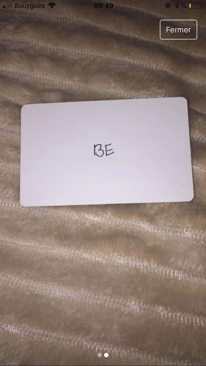 photocard bts jimin - photo numéro 2
