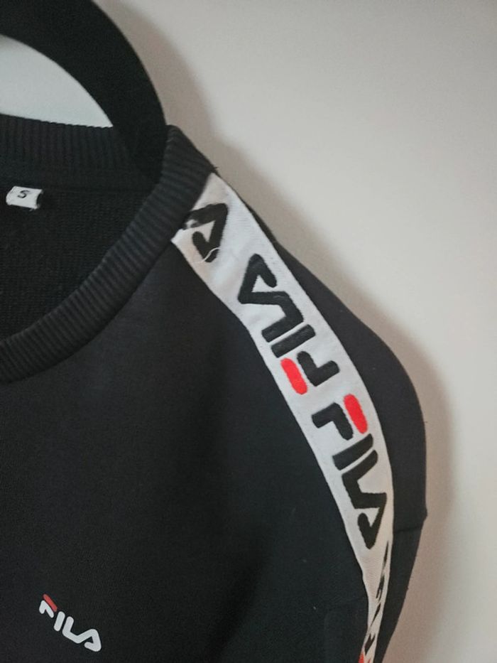 Sweat avec bandes fila * fila/ taille s* - photo numéro 3