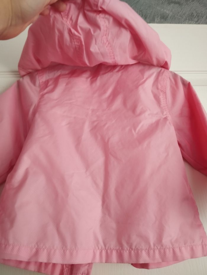 * coupe-vent à capuche rose T3A Tout simplement - photo numéro 7