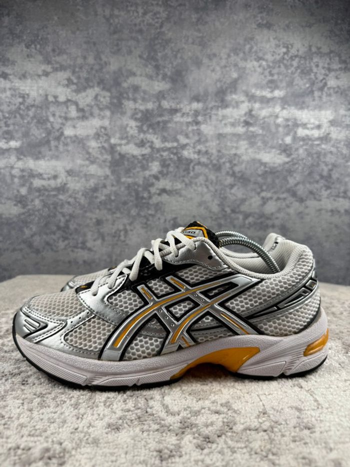 Asics Gel 1130 Running - White & Yellow & Silver - photo numéro 5