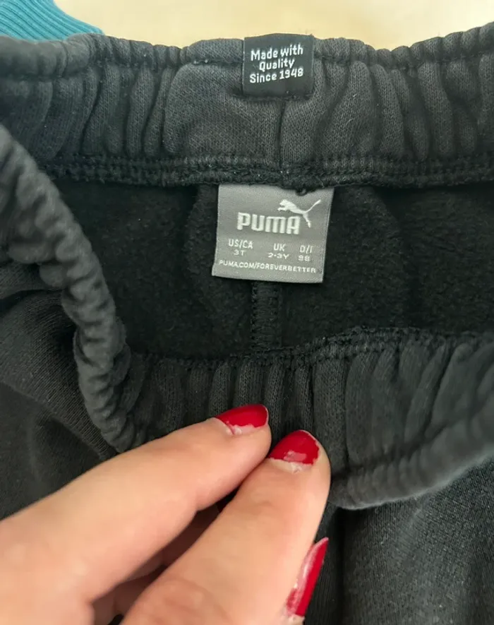 Ensemble puma bleu et noir taille 3 ans 98 cm - photo numéro 4