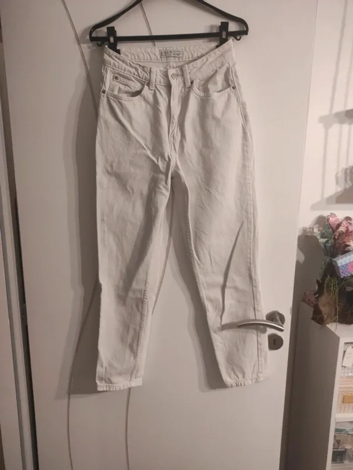 Jean blanc Primark T36