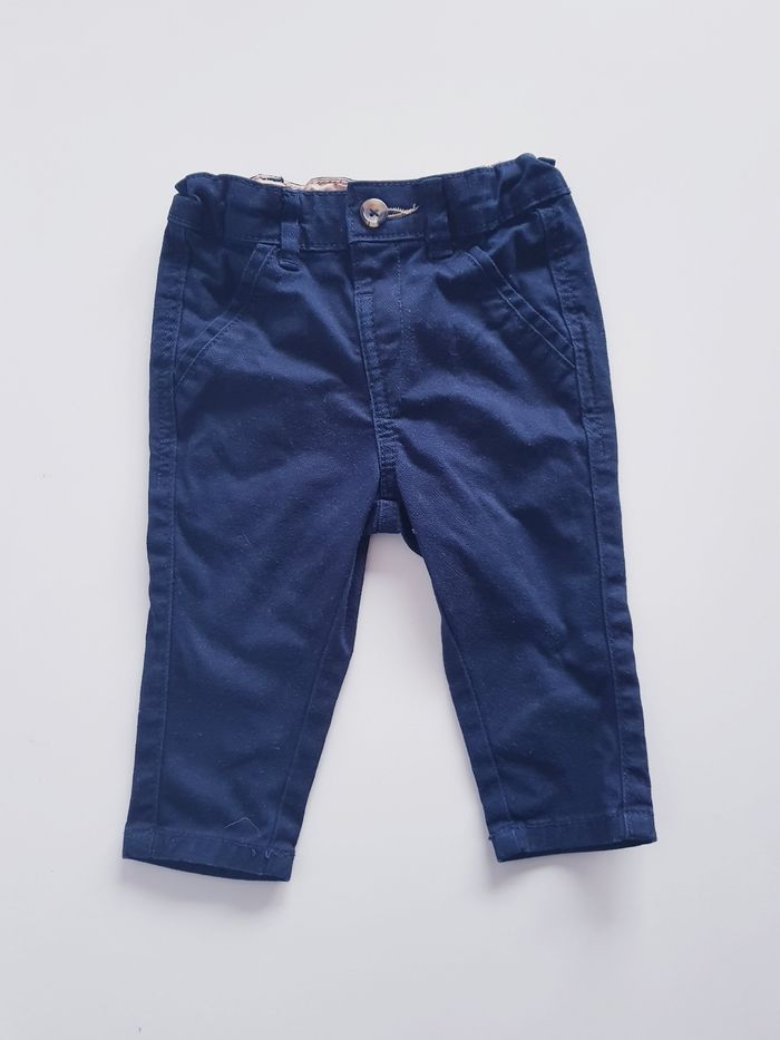 Kiabi - Pantalon droit - Bleu marine (9 mois) - photo numéro 2