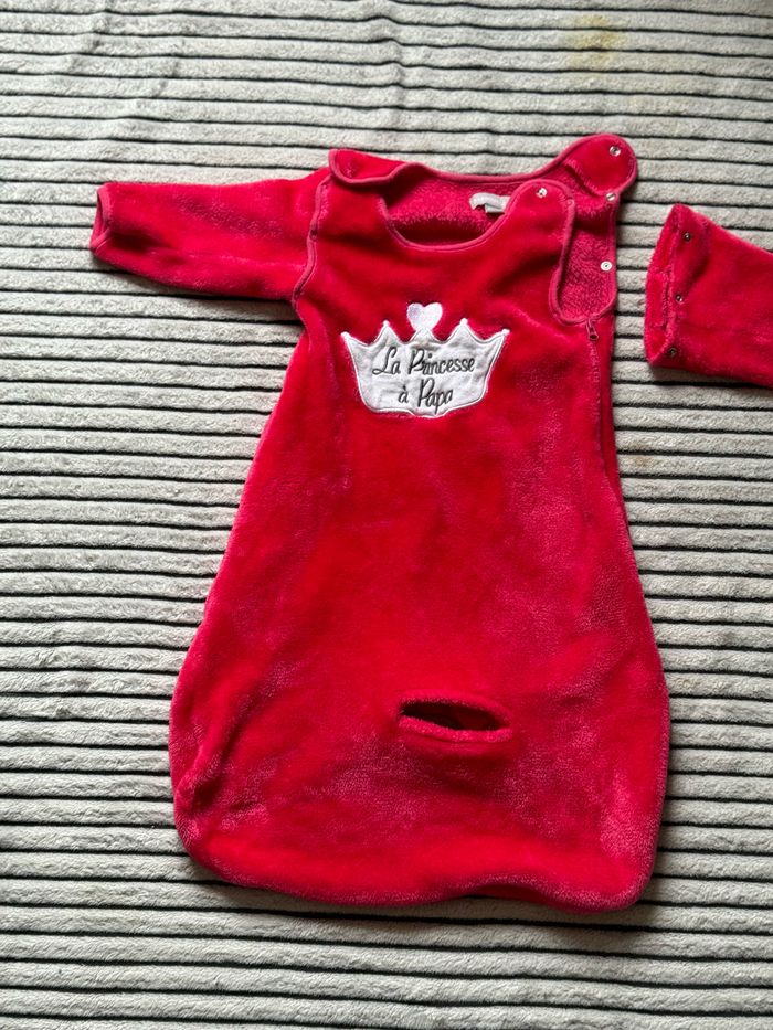 Gigoteuse hiver manches amovibles 0-6 mois