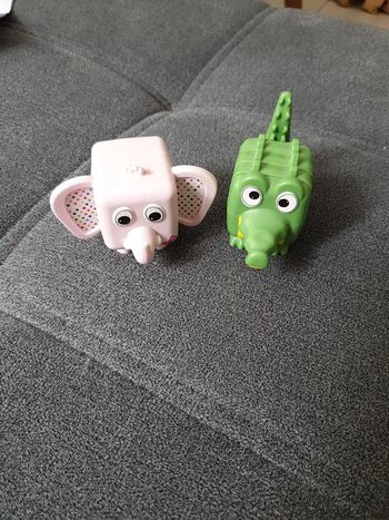 Lot de 2 animaux puzzle l'éléphant et le crocodile