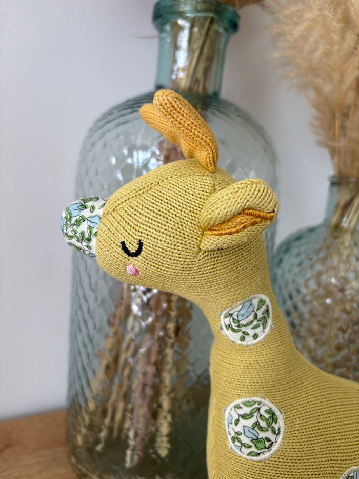 Girafe peluche bio - photo numéro 2