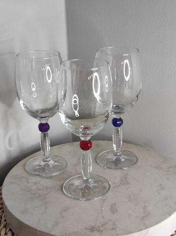 Verres perle à facettes