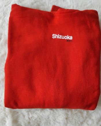 Sweat orange capuche