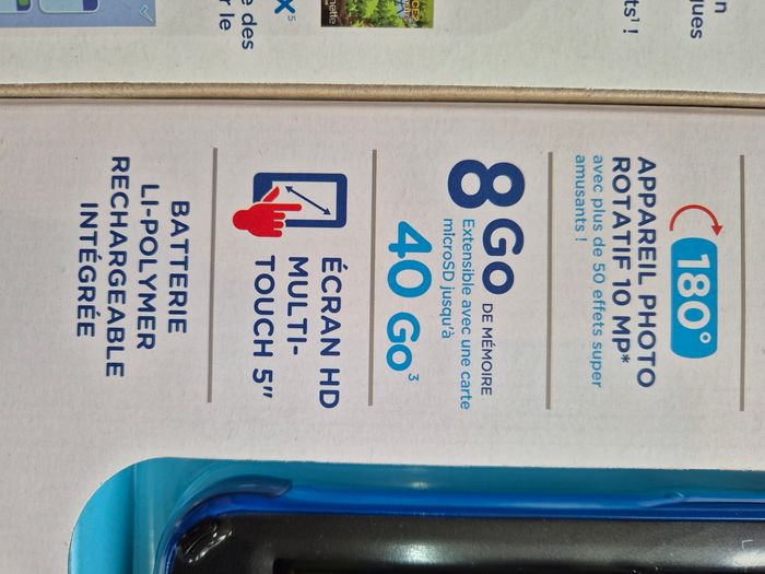KidiCom Max 3.0 bleu portable enfant sans forfait, version FR - photo numéro 6