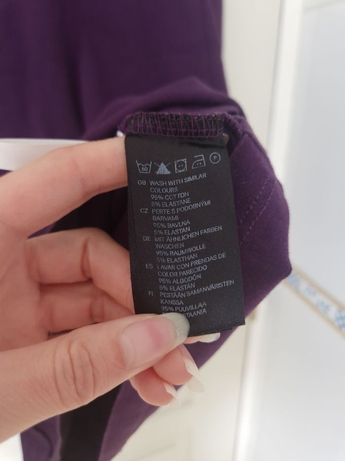 Tunique manches longues violet fille H&M 12 ans - photo numéro 5
