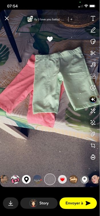 Lot 2 shorts legging 6ans orchestra 