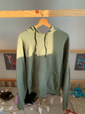 Sweat à capuche vert kaki M