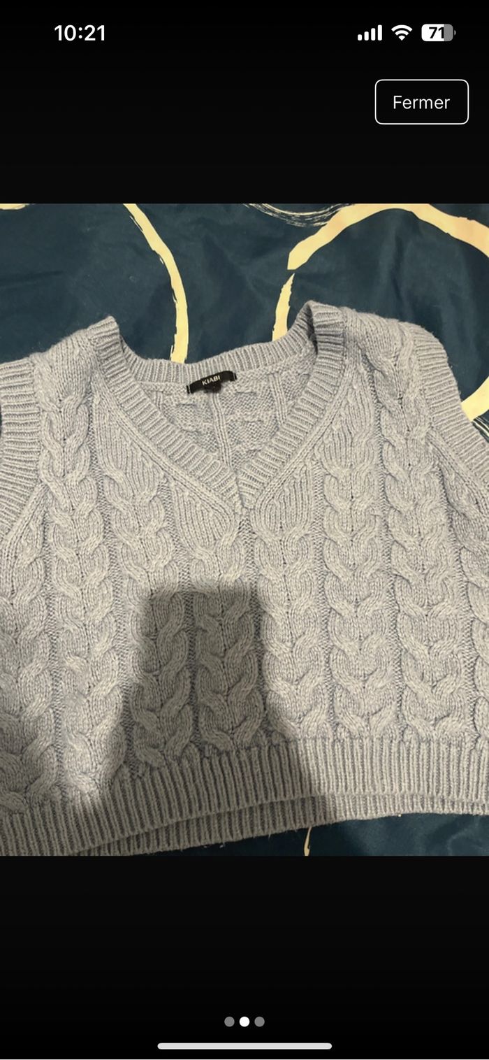 Pull sans manche - photo numéro 2