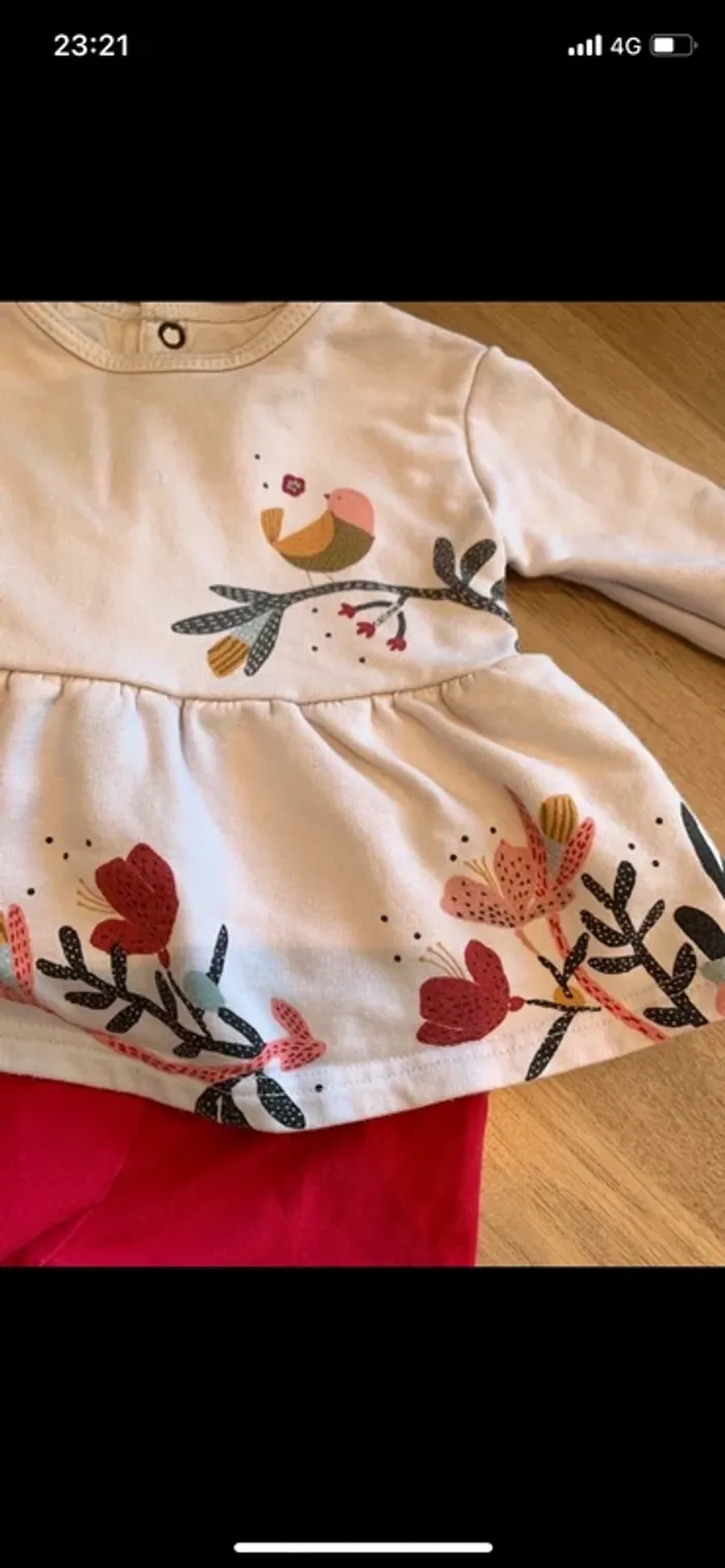 Ensemble combinaison catimini taille 9 mois - photo numéro 3