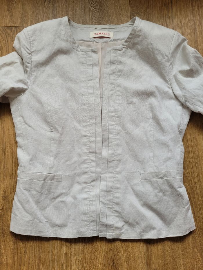 Veste habillée lin - photo numéro 3