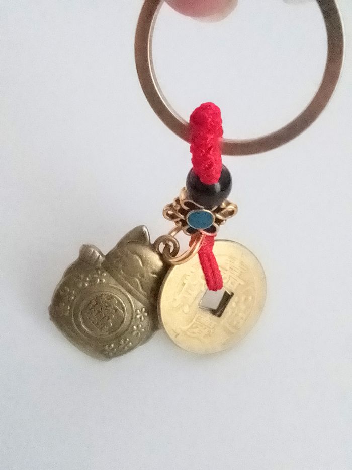 Porte-clés chat chanceux - photo numéro 4