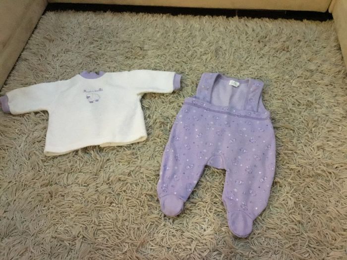 Salopette et pull