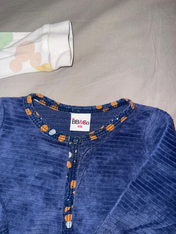 Lot 3 pyjama léger 6 mois Disney Minnie mouse - photo numéro 2