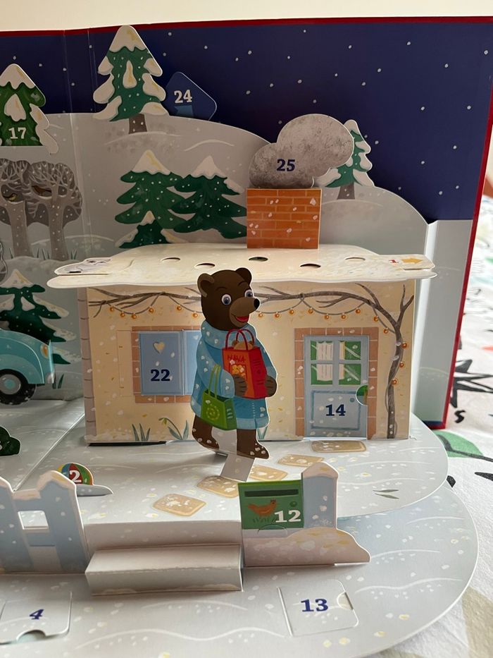 Calendrier de l’Avent  petit ours brun - photo numéro 2