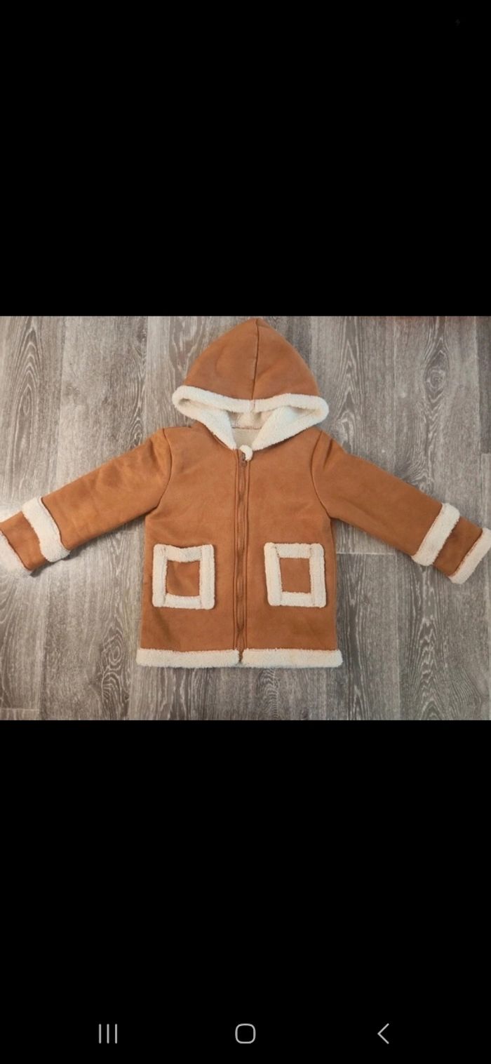 Veste camel mouton