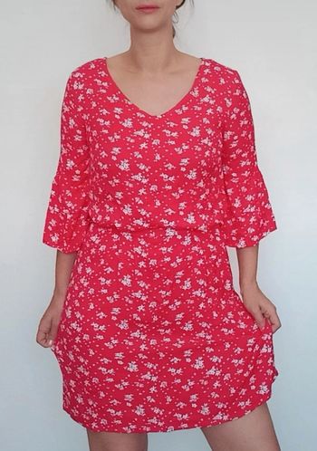 Robe fleurie féminine à blouser taille 38