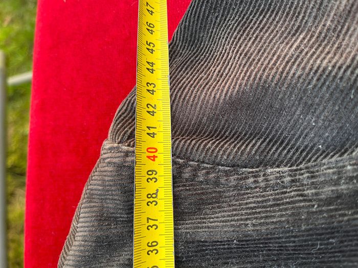 manteaux vintage velours marron petite cotes T S - photo numéro 18