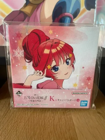 The Quintessential Quintuplets – Canvas Board Itsuki Nakano Ichiban Kuji Shukufuku no Kadode 11 cm