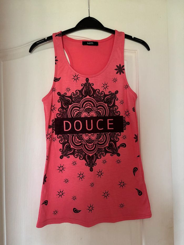 Débardeur rose • Mim • Taille XS