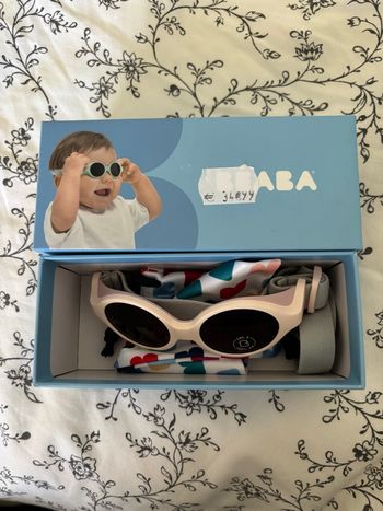 Lunettes de soleil bébé BEABA neuves rose 
