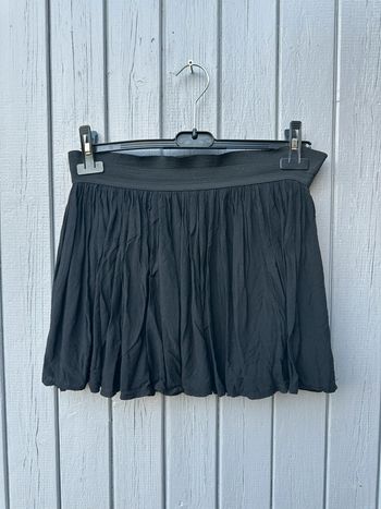 Mini jupe noir basic doublée