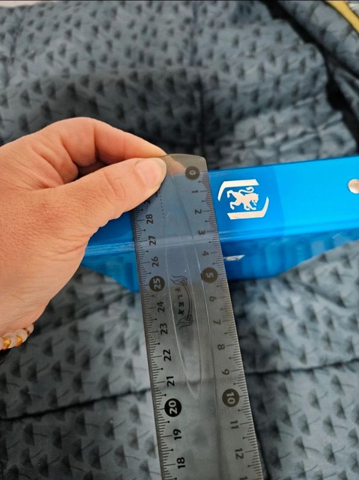 Classeur bleu et ses quelques feuilles oxford - photo numéro 6