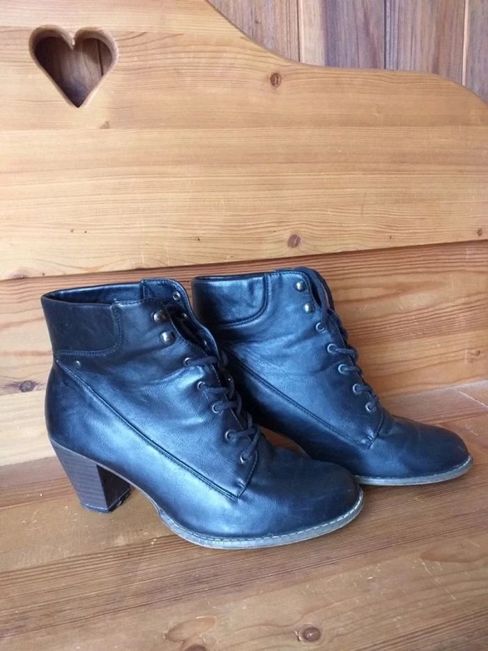 Bottine talon noire - photo numéro 6