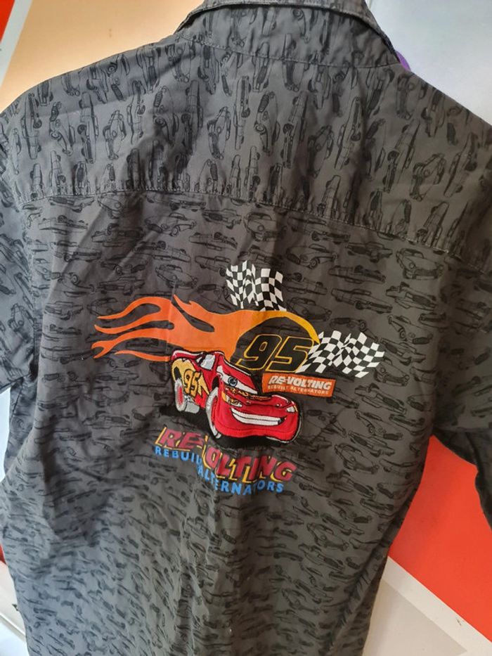 Chemise manche courte cars 12 ans - photo numéro 5