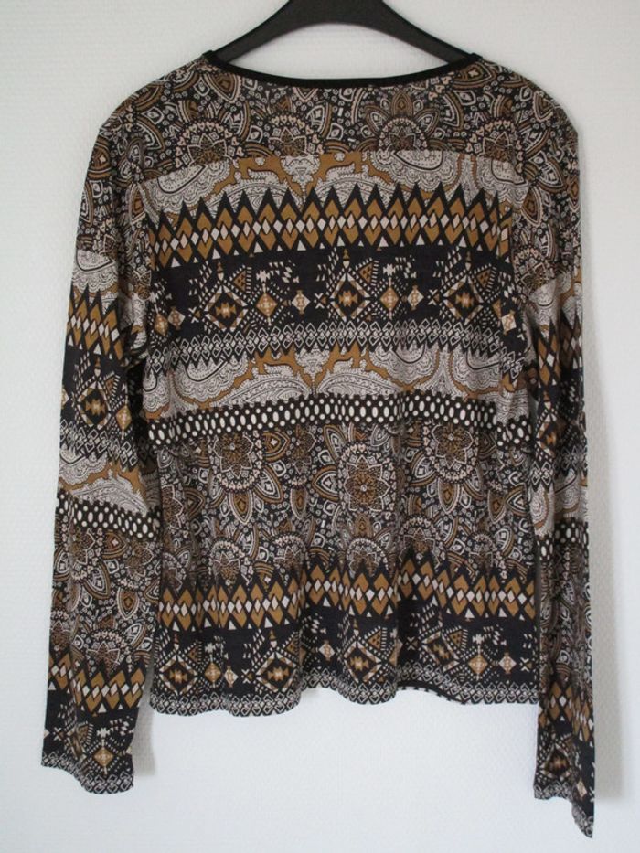 T-shirt noir et camel imprimé Agathe & Louise 40 - photo numéro 9