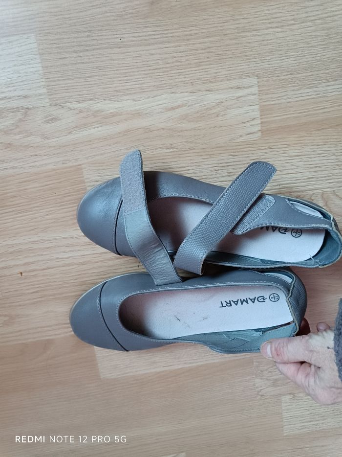 Ballerines beige/grise Damart p.37 neuves - photo numéro 7