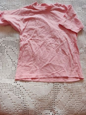Tee shirt rose 5 ans