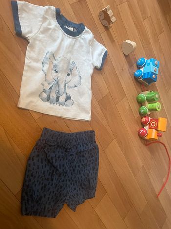 Ensemble short T-shirt 3 mois