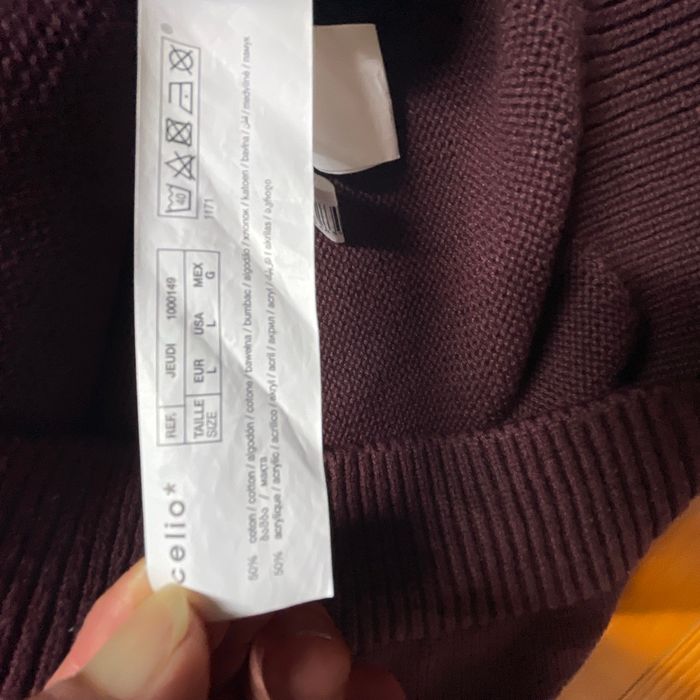 Pull bordeaux - photo numéro 4