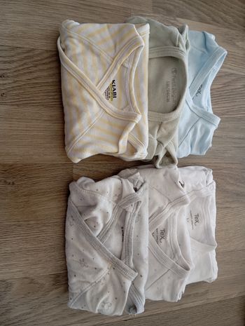 Lot de 6 bodies manches longues