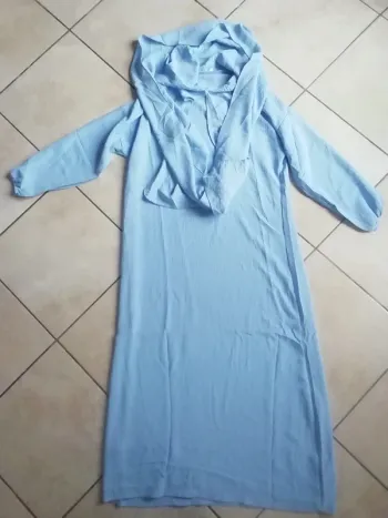 Abaya voile intégré - Robe de prière fille 12 ans Neuve!!
