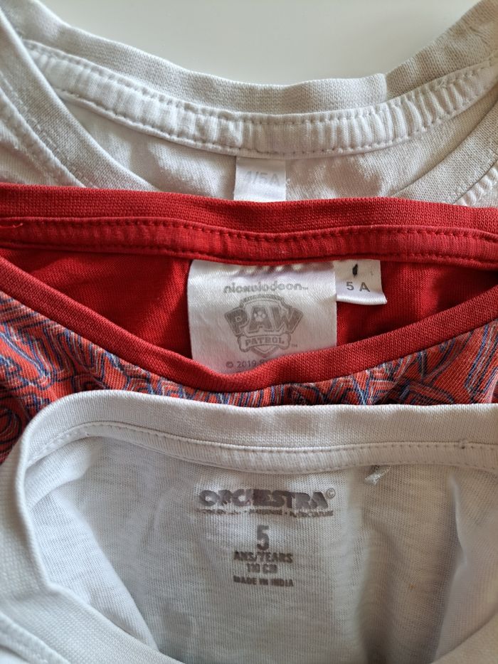 Lot de 3 t-shirts MC garçon 5 ans ABE - photo numéro 10