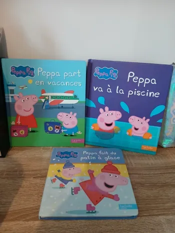 Lot de 3 livres peppa pig