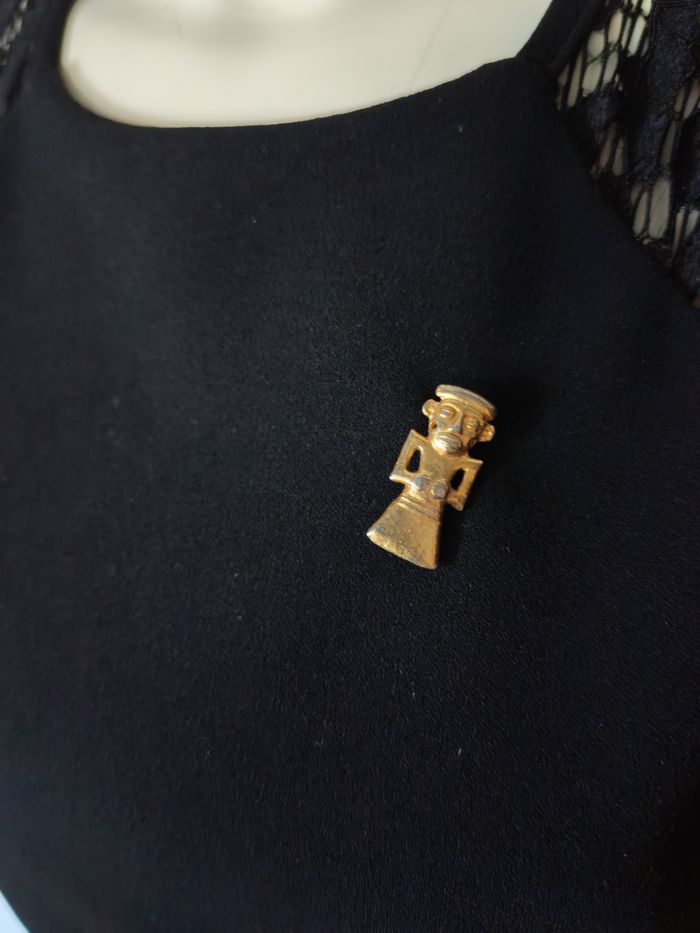 Broche Inca personnage sud américain - photo numéro 6
