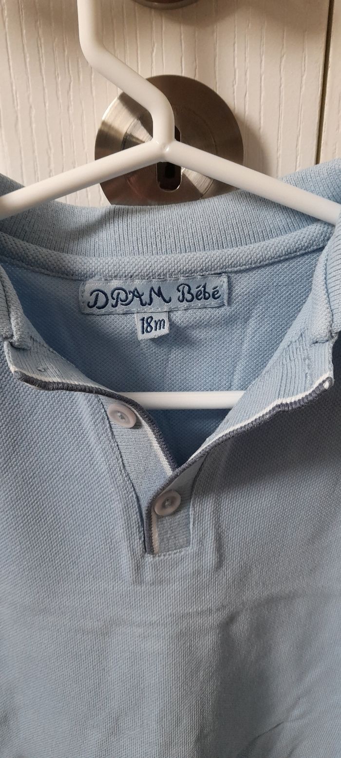 Polo bleu - photo numéro 2