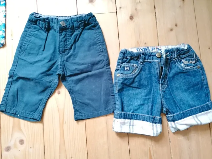 Lot shorts salopette 3ans - photo numéro 3