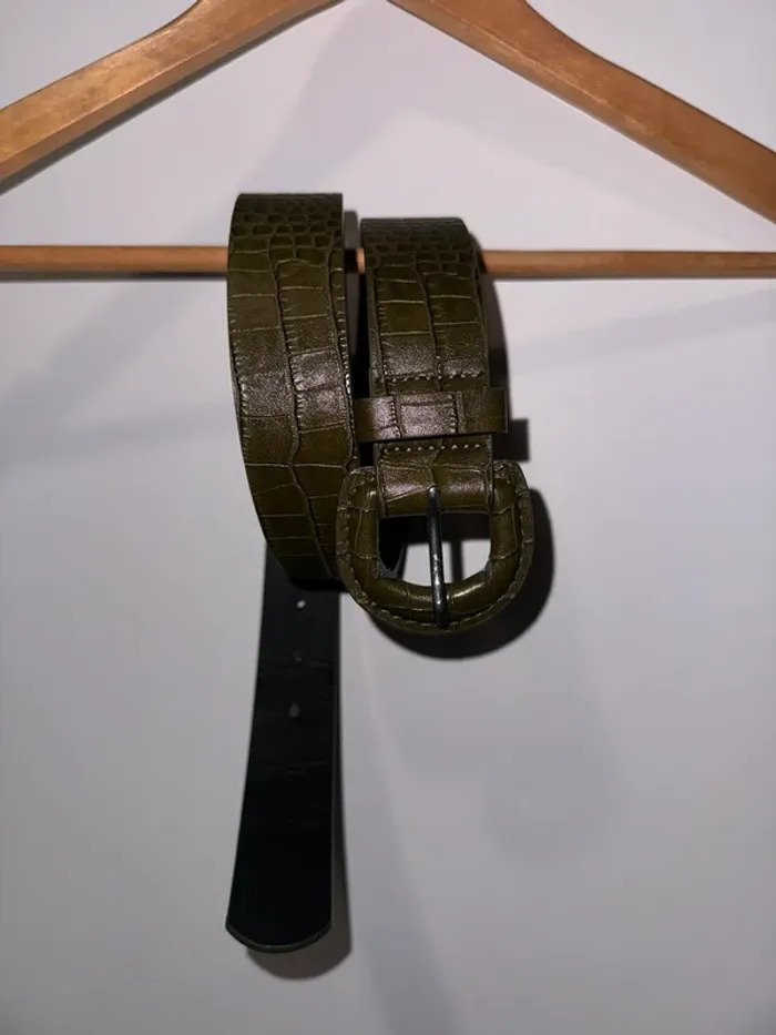 Ceinture vert kaki Bizzbee