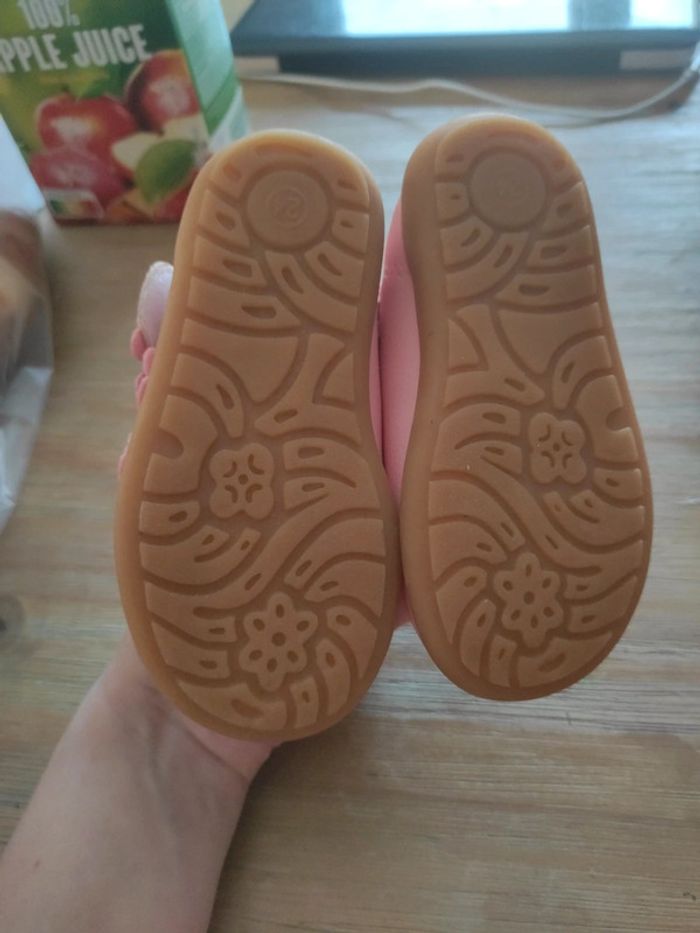 Ballerine enfant rose à fleurs pointure 24 neuve - photo numéro 5